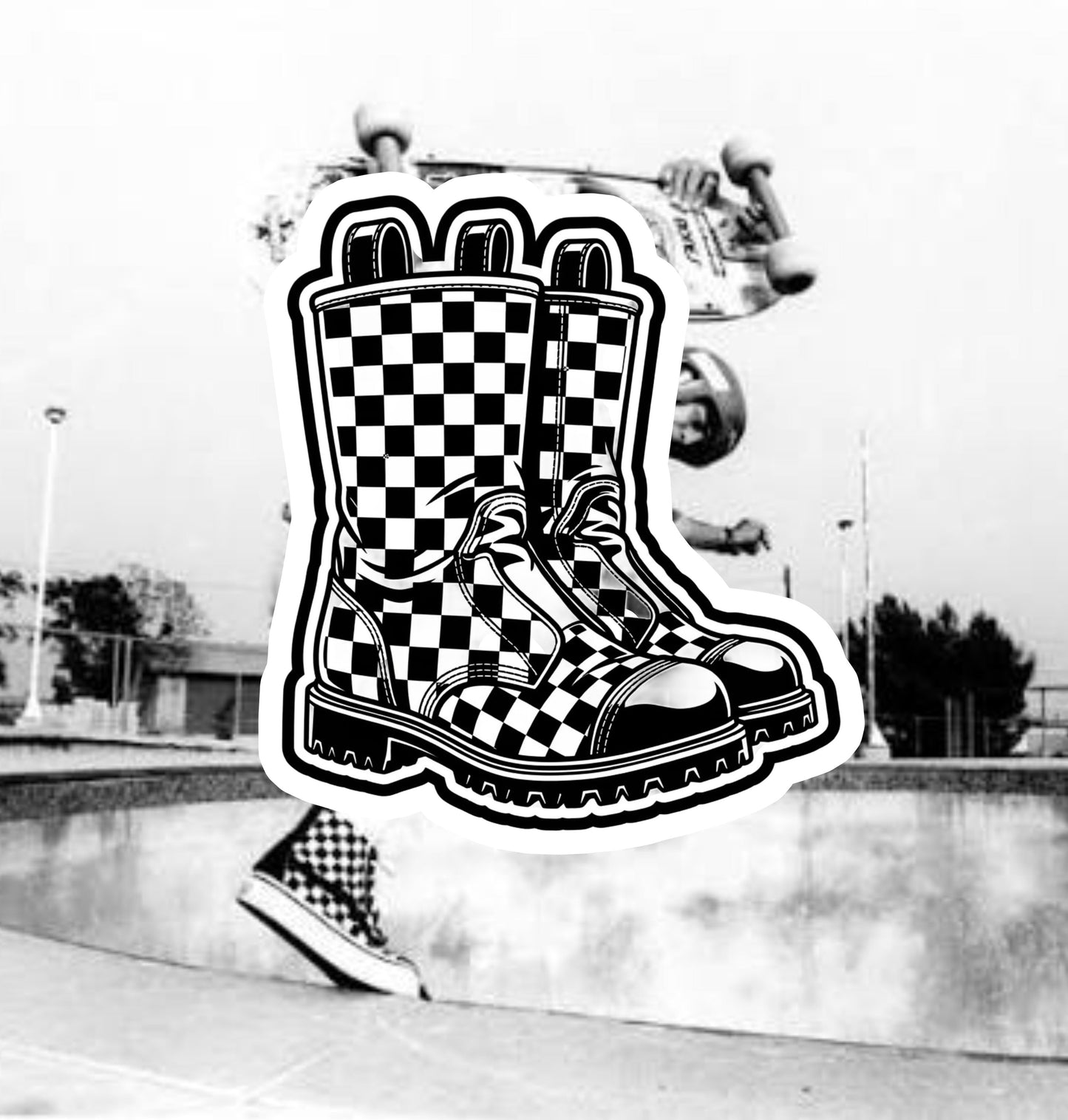 Checkered boots ๐๐ผ