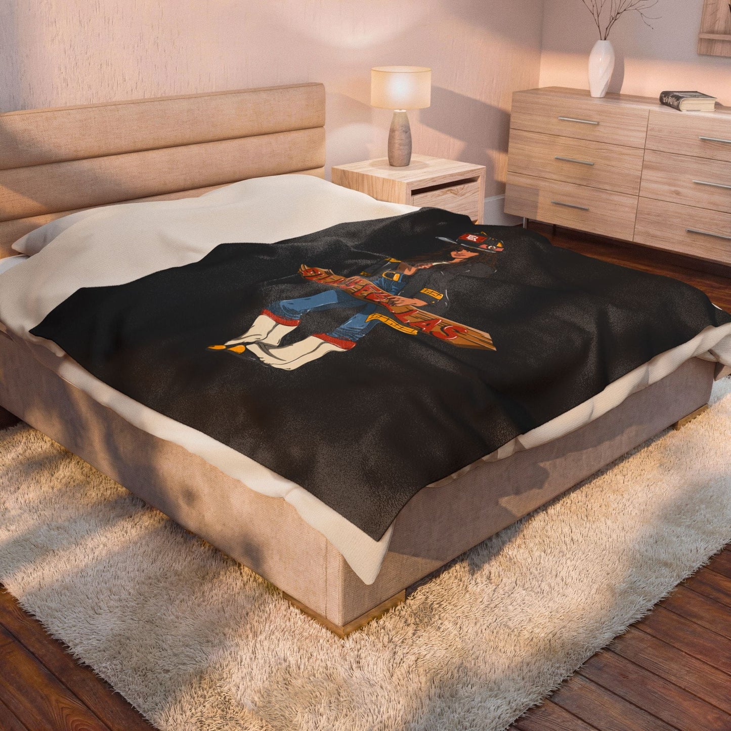 Alles Fellas Velveteen Plush Blanket