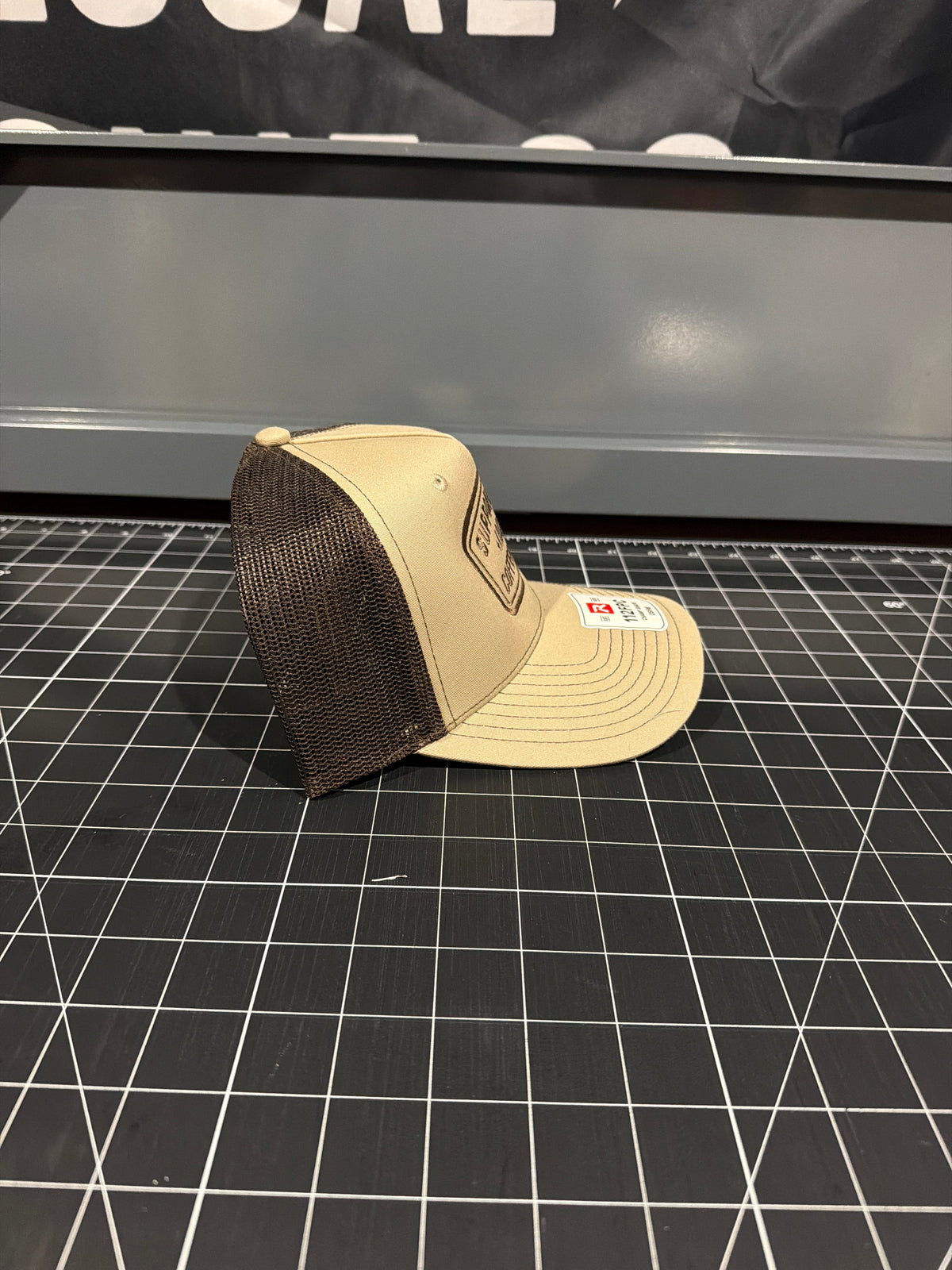 Support Your Local Coffee Fund Khaki and Brown R112
