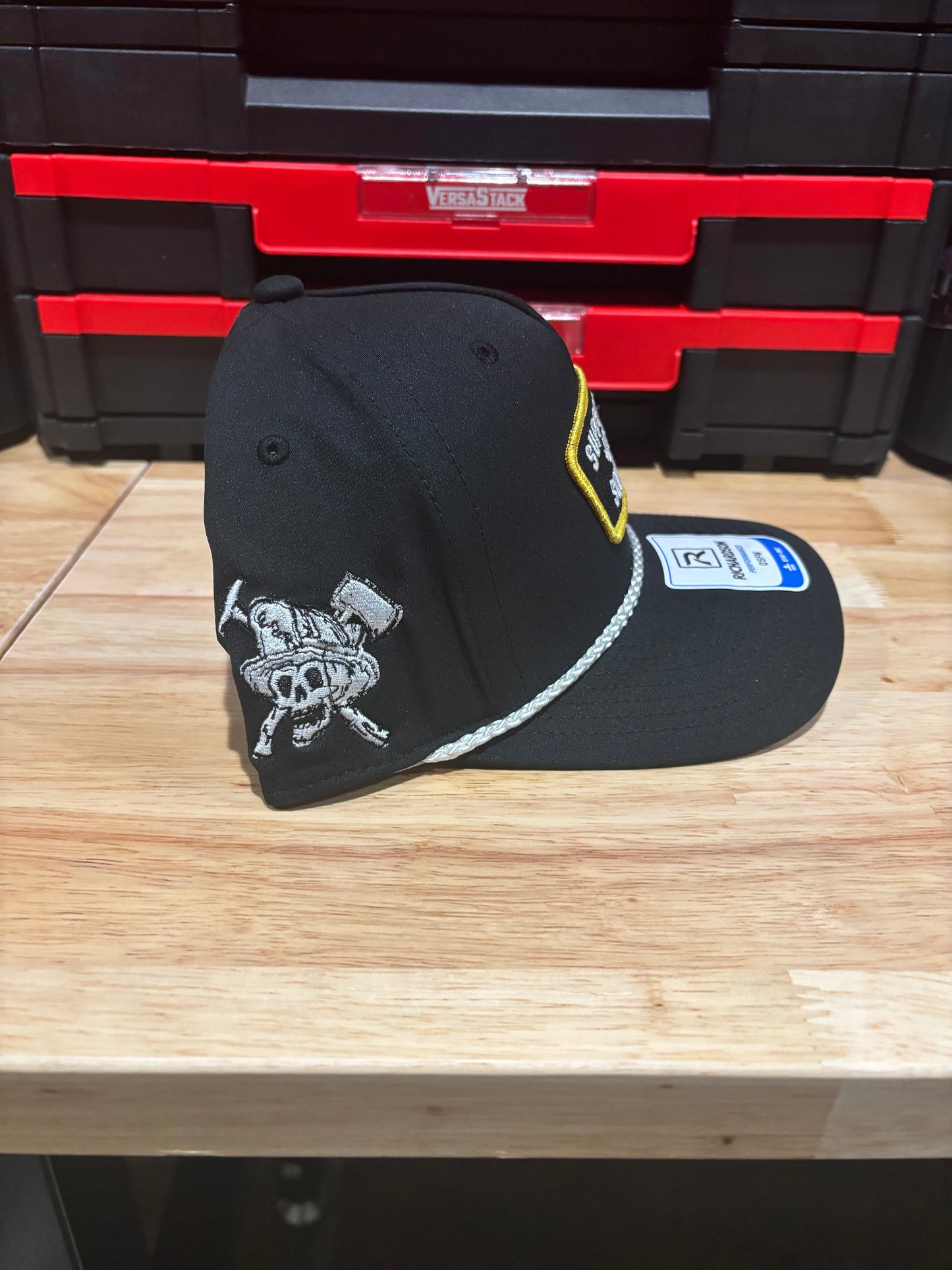 Support Your Local Squad Co. Black, Richardson Rope Hat