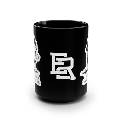 Froggy Black Mug, 15oz