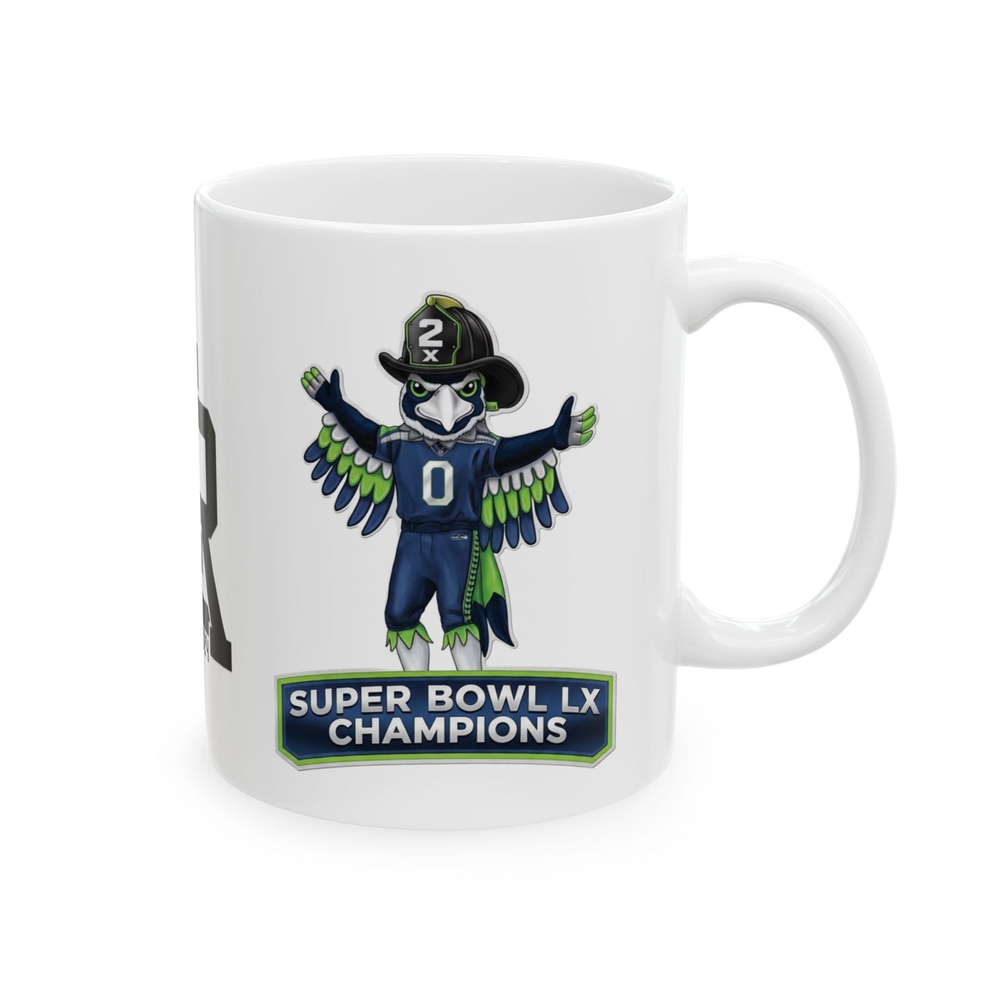 Seahawks Super Bowl champs Ceramic Mug, (11oz, 15oz)
