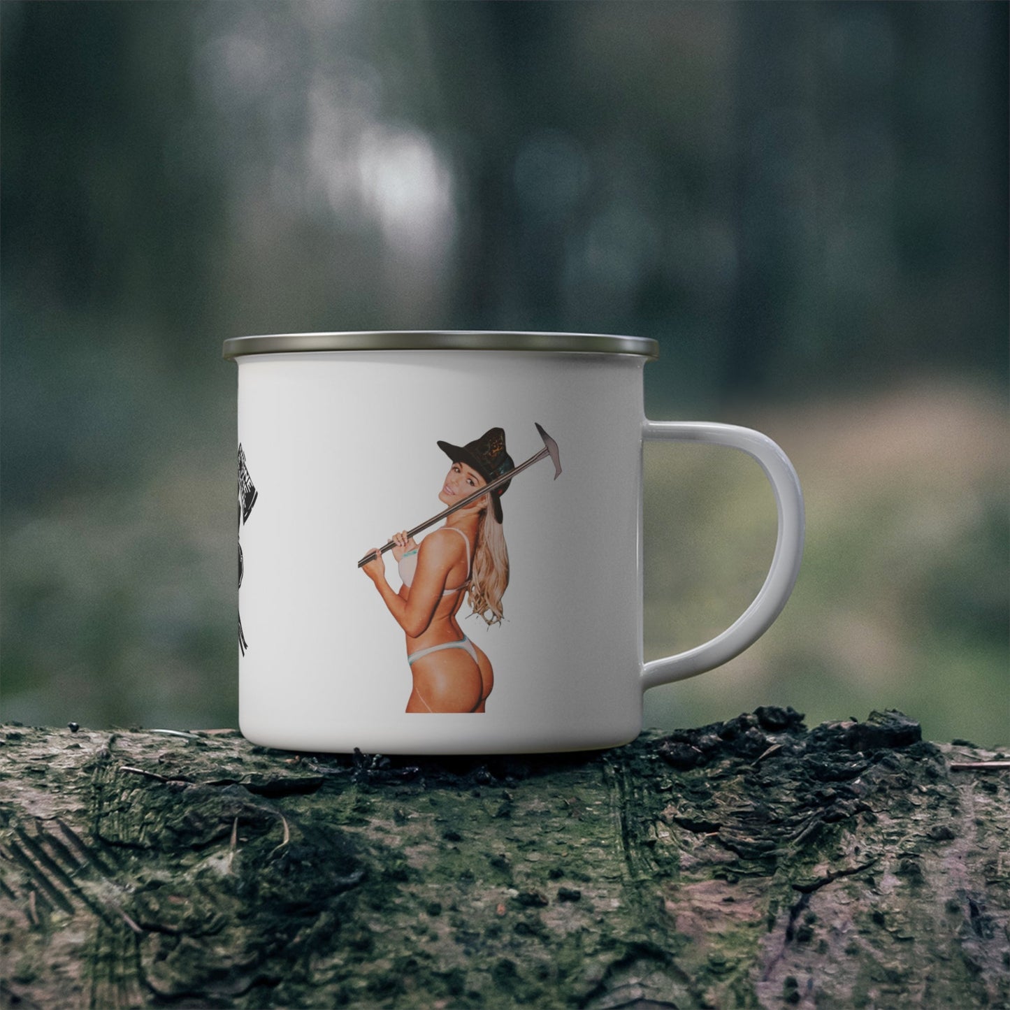 Ms. Dunne Enamel Camping Mug
