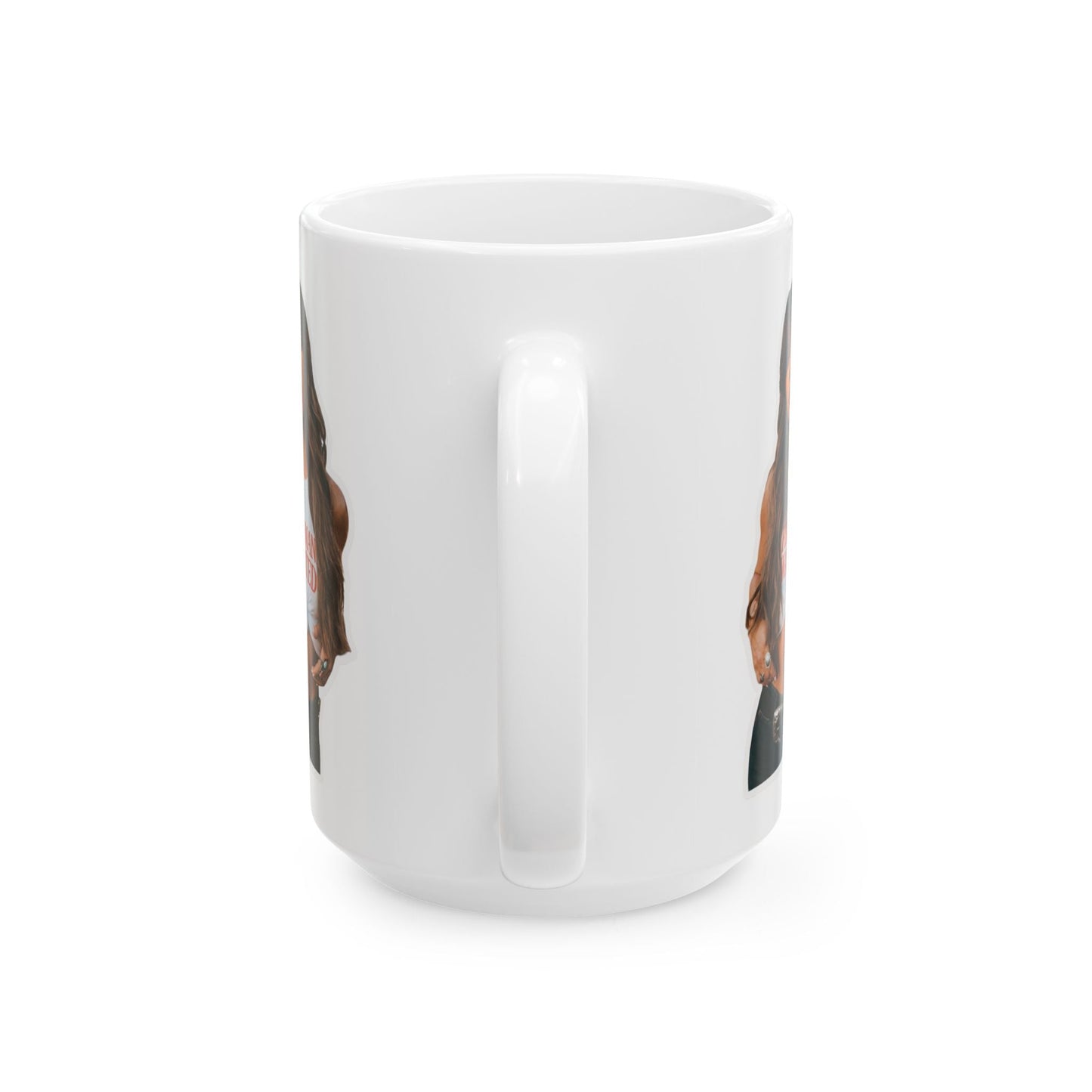 ALLE FIRE WANTED Ceramic Mug, (15oz)