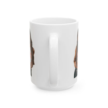 ALLE FIRE WANTED Ceramic Mug, (15oz)