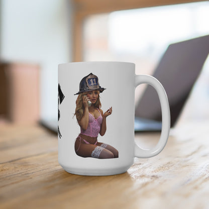 Pink Sabrina Mug 15oz