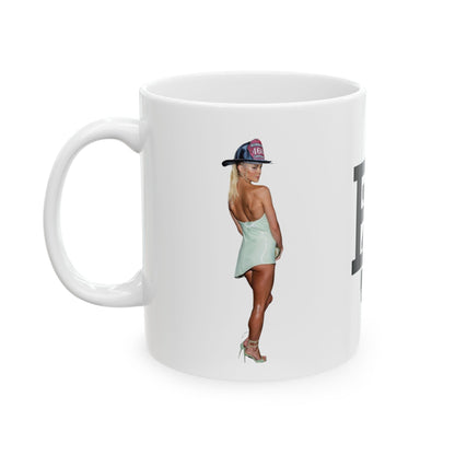 Dunne Green Ceramic Mug, (11oz, 15oz)