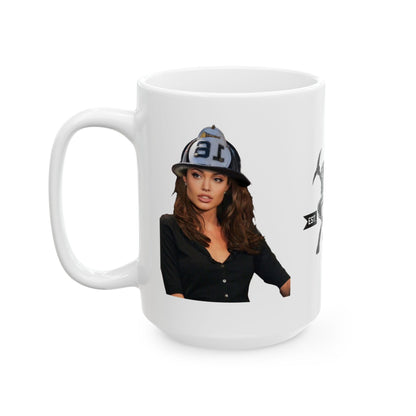 Angelina Jolie Ceramic Mug, (11oz, 15oz)