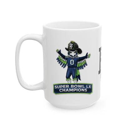 Seahawks Super Bowl champs Ceramic Mug, (11oz, 15oz)