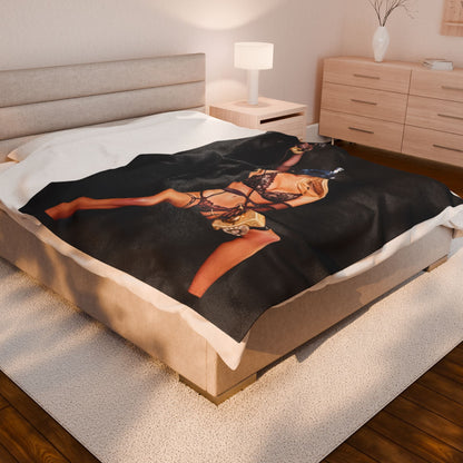 Call me Sweeney Velveteen Plush Blanket