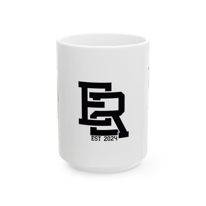 Dunne Green Ceramic Mug, (11oz, 15oz)