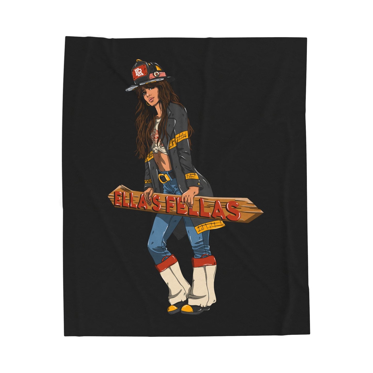 Alles  Fellas Velveteen Plush Blanket