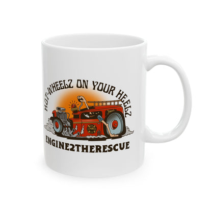 on your Heelz Ceramic Mug, (11oz, 15oz)