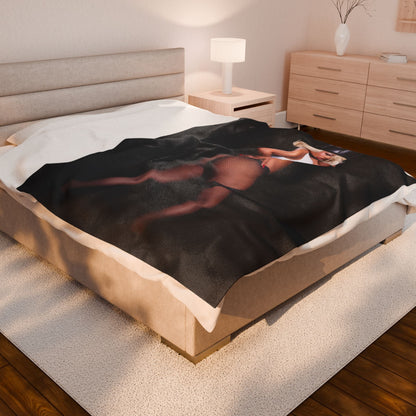 Megan Thee Velveteen Plush Blanket