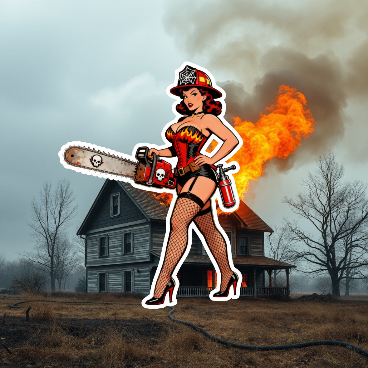 Halloween Saw Girl