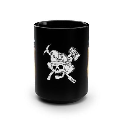 Burnt peanut Black Mug, 15oz