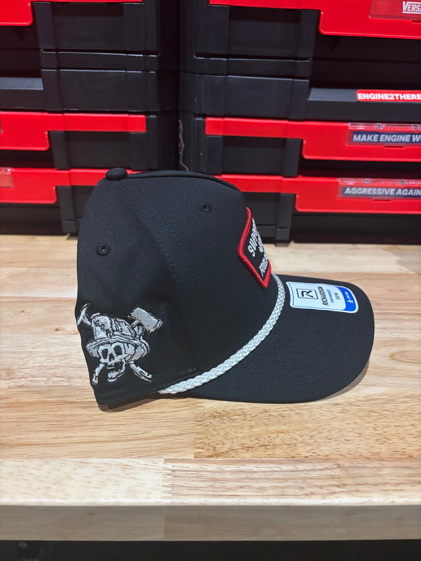 Support Your Local FOOLS Chapter, Black, Richardson Rope Hat