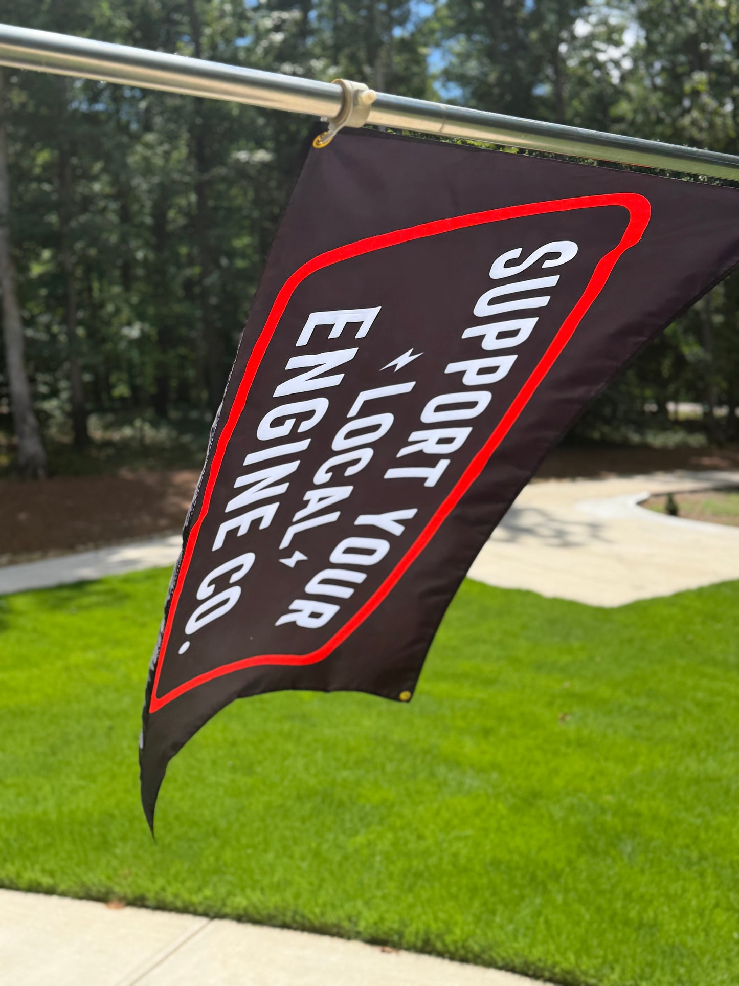Support Your Local Engine Co Flags