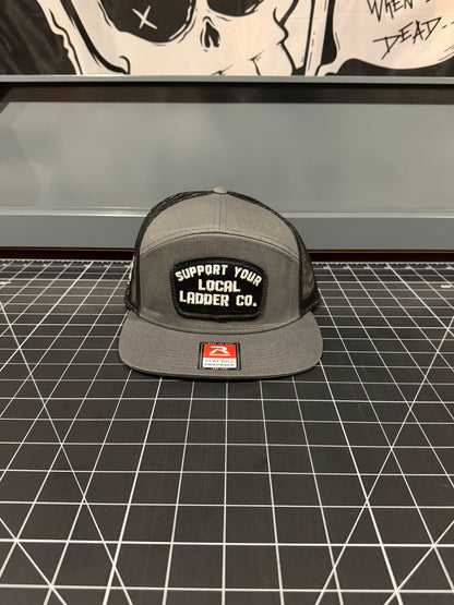 Support your Local Ladder Co. Charcoal & black R168 7 Panel