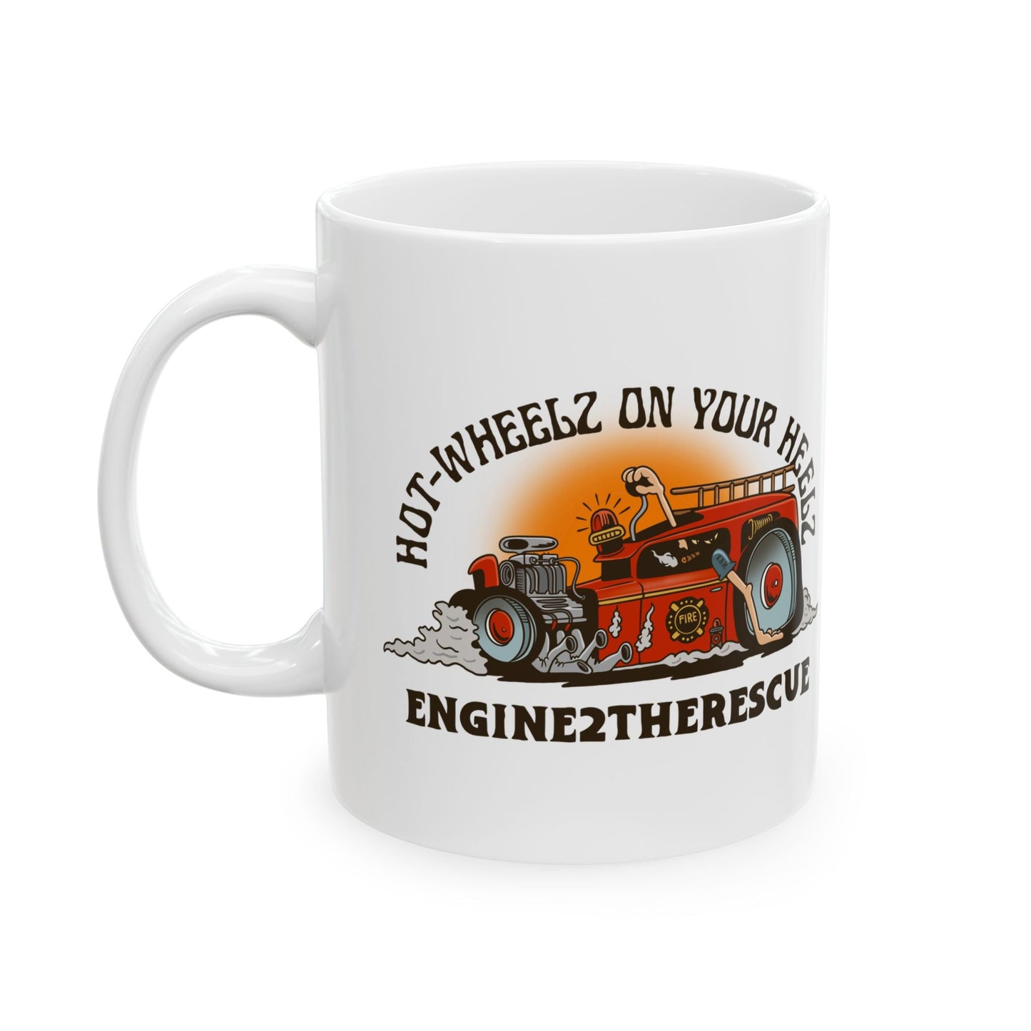 on your Heelz Ceramic Mug, (11oz, 15oz)