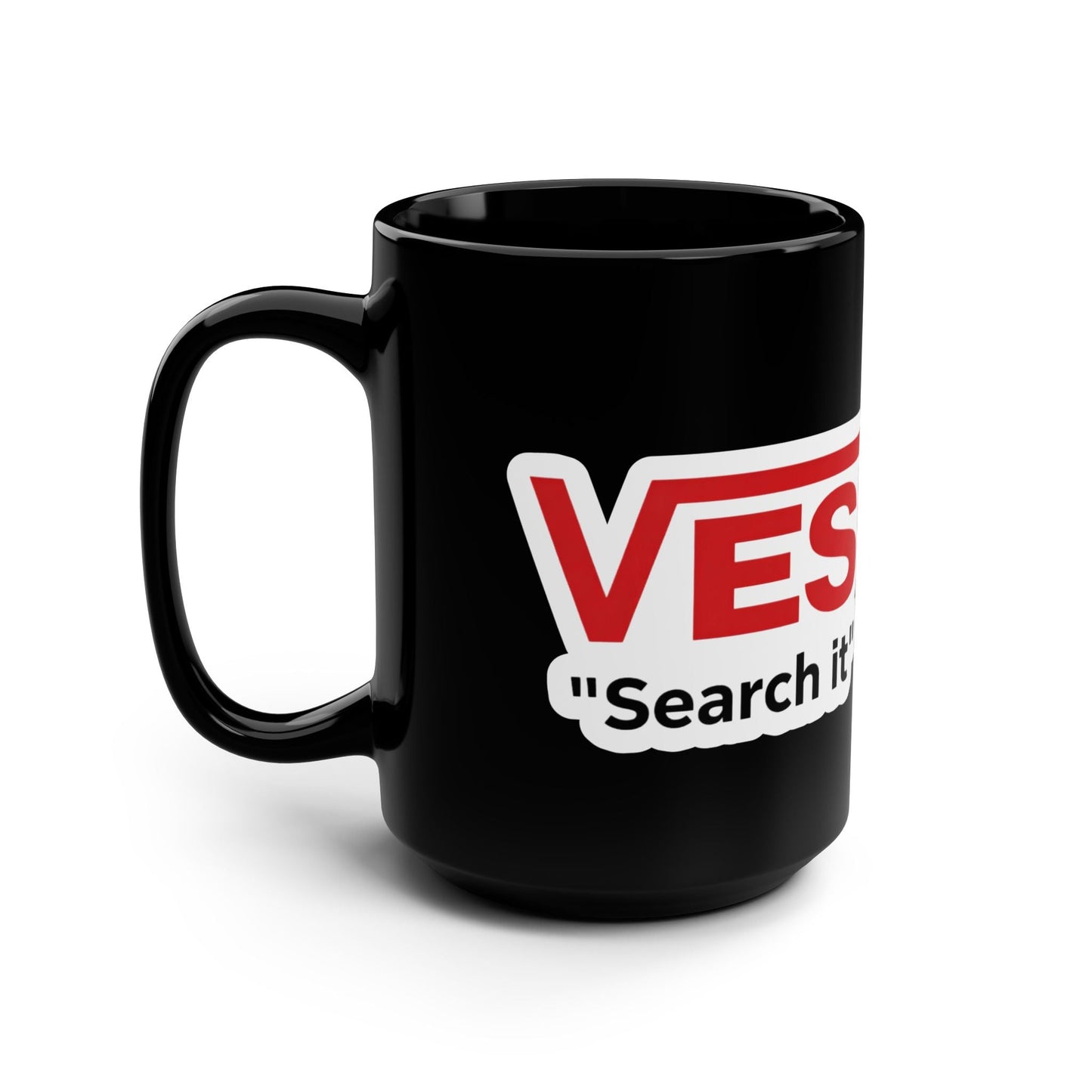 Search it! Black Mug, 15oz