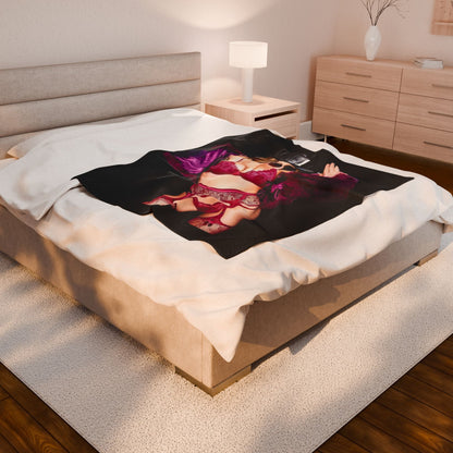 Sweeney Pinky Velveteen Plush Blanket
