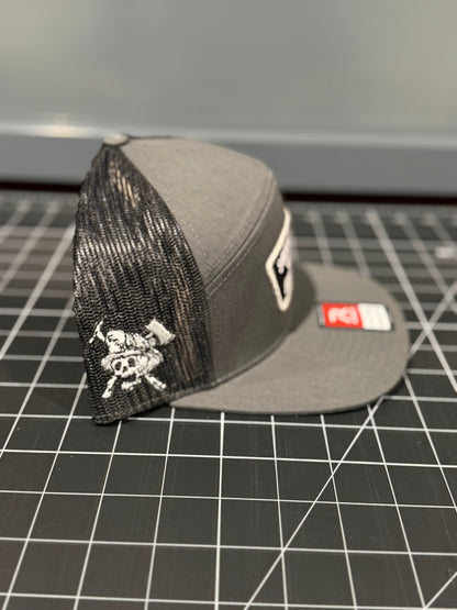 Support Your Local Engine Co. Charcoal and Black R168 7 Panel