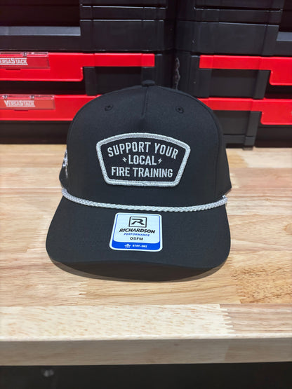 Support Local Fire Training, Black. Richardson Rope