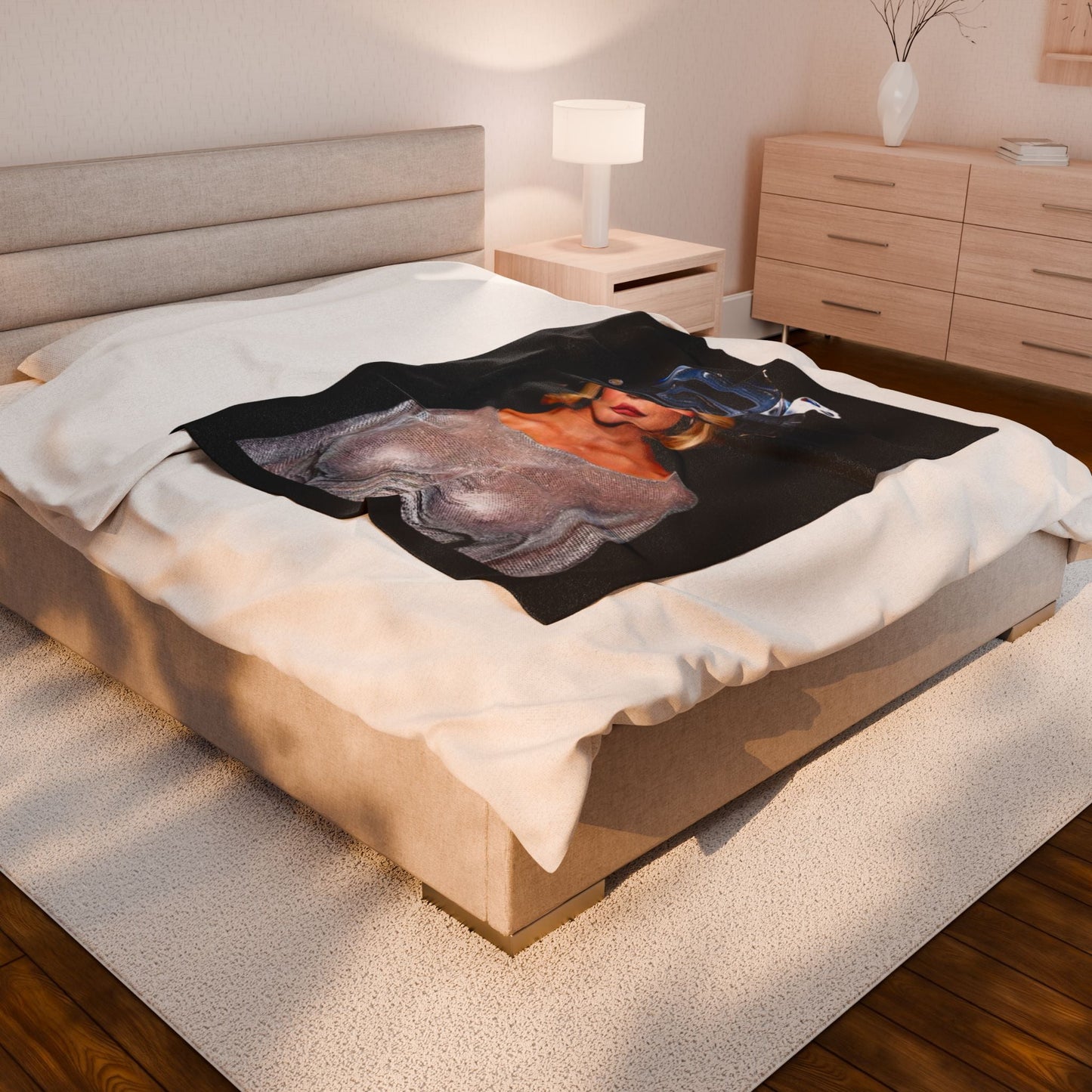 Sweeney Velveteen Plush Blanket