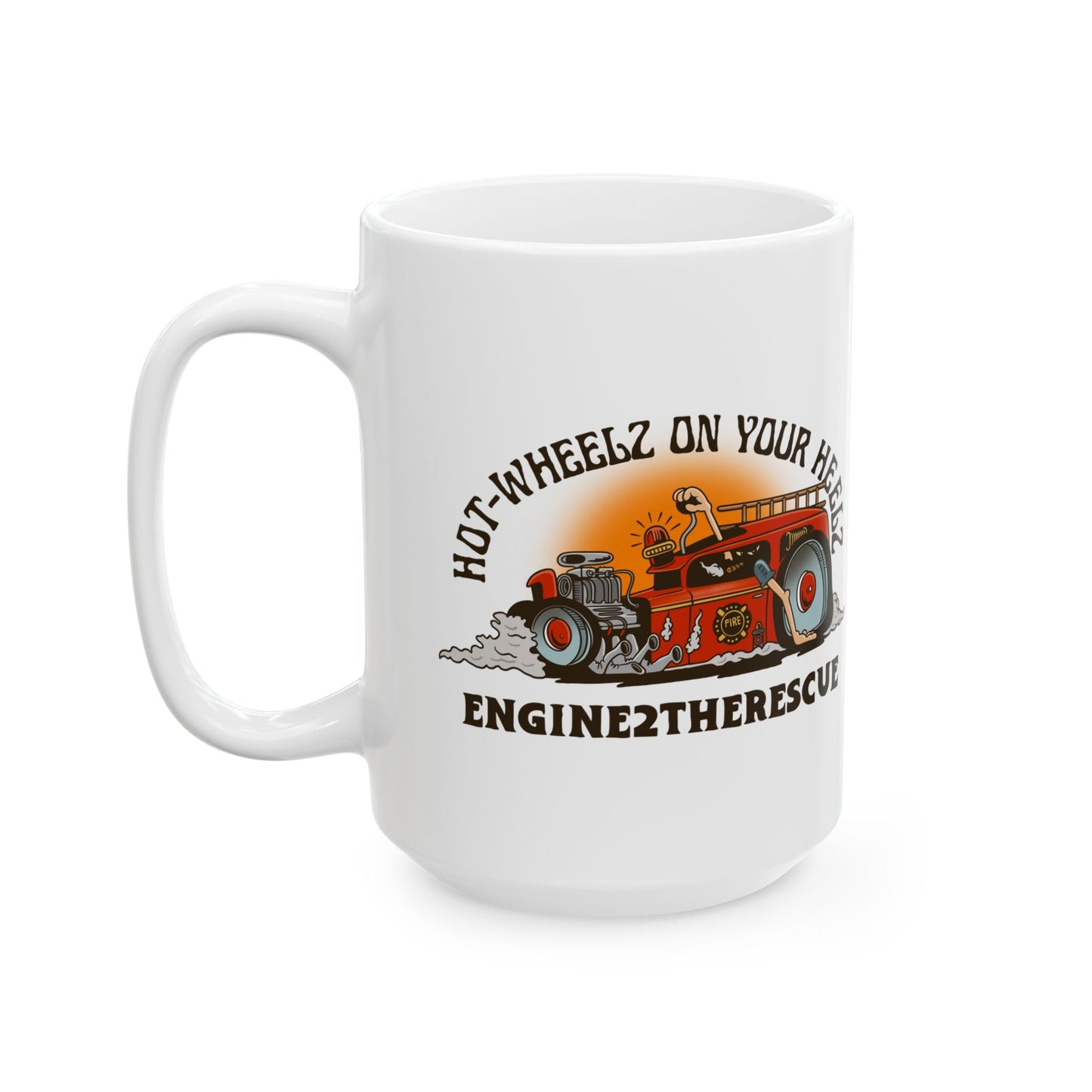 on your Heelz Ceramic Mug, (11oz, 15oz)