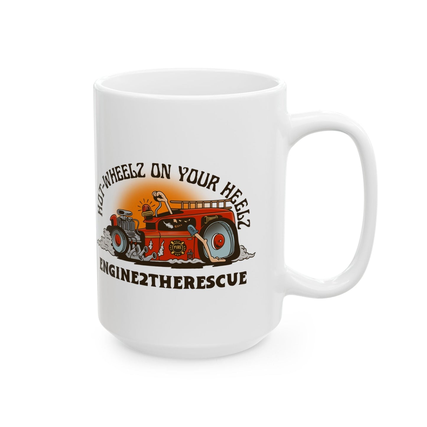 on your Heelz Ceramic Mug, (11oz, 15oz)