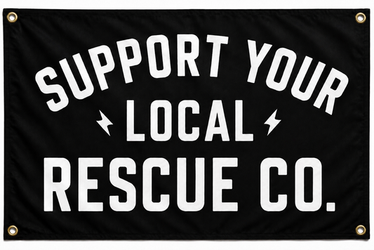 Support Your Local Rescue Co flag