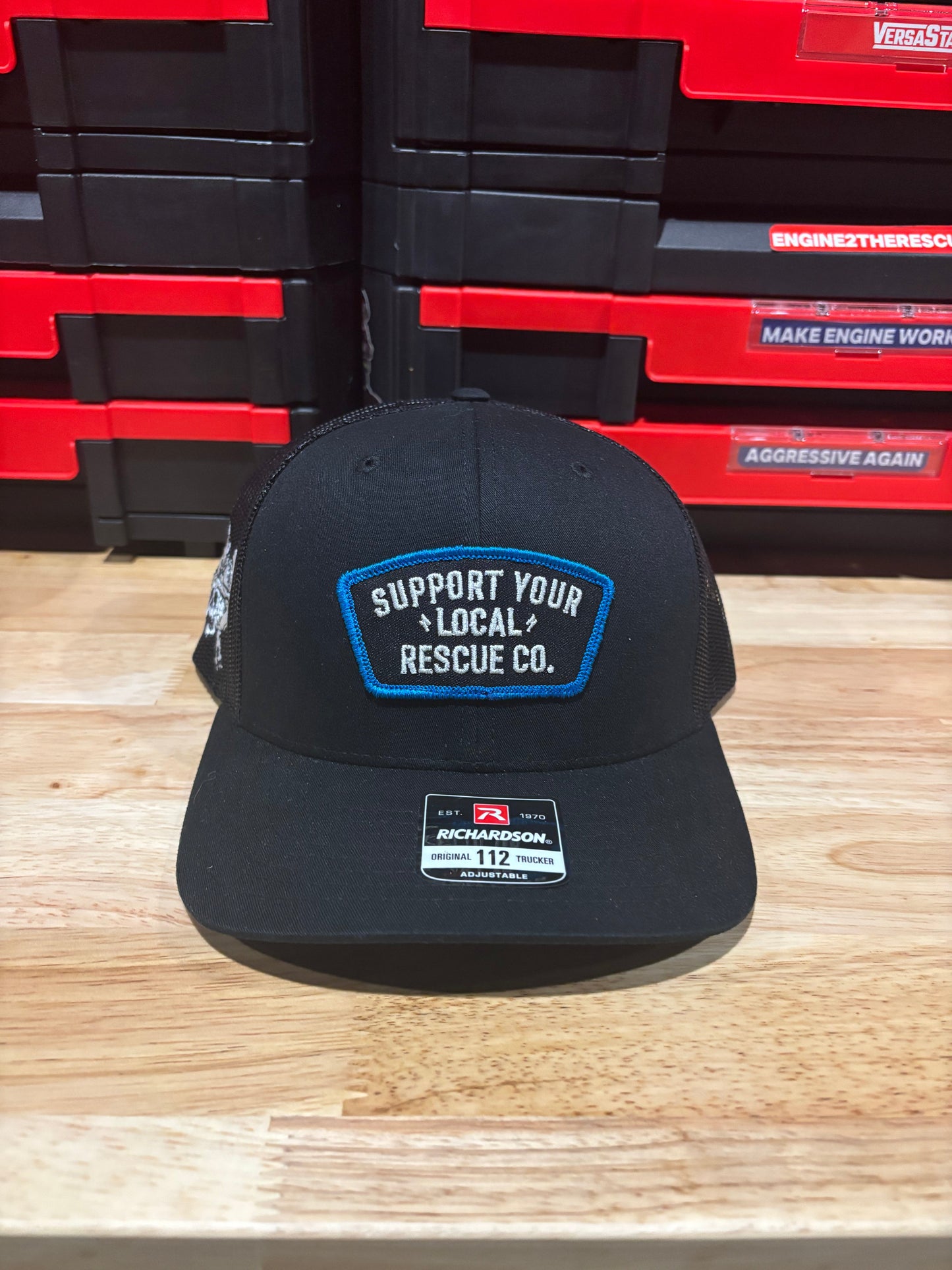 Support Your Local Rescue Co. Black R112