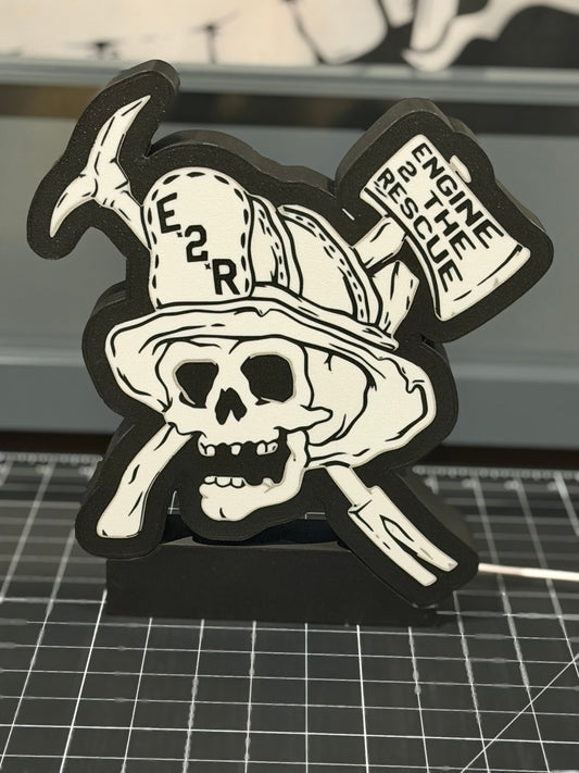 E2R OG skull led light up sign