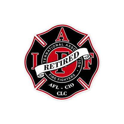 IAFF Retired Sticker
