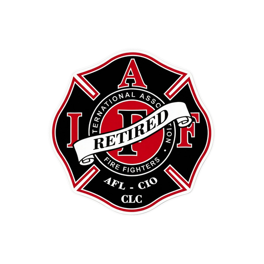 IAFF Retired Sticker