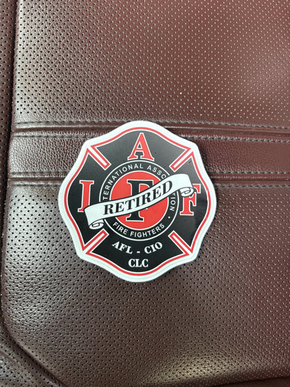 IAFF Retired Sticker