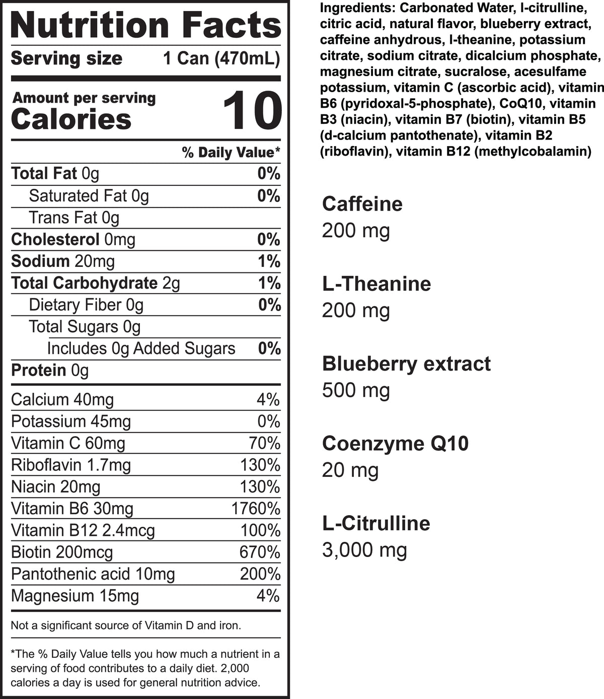 the Energy Drink™ Berry Blast 12 Pack